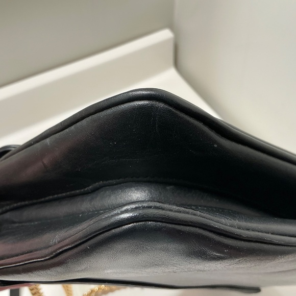 GUCCI RAJAH shoulder cross body black leather bag - Picture 8 of 11